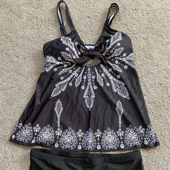 Blank Tankini and shorts swimsuit - Picture 1 of 2